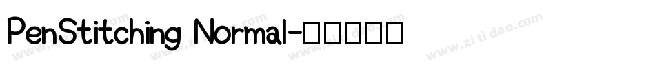 PenStitching Normal字体转换